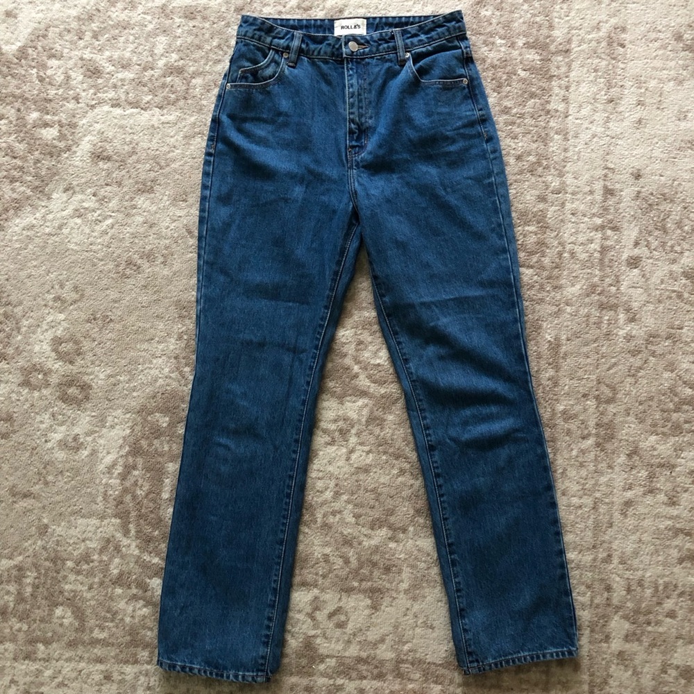 Rolla’s Original High Rise Straight Denim Jeans Size 28